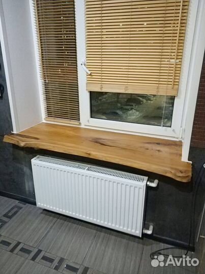 Подоконник деревянный на заказ