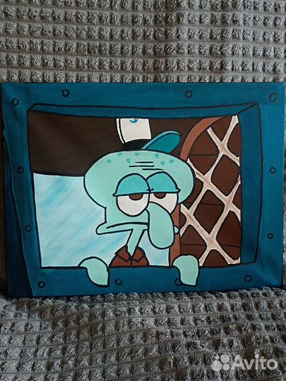 Картина акрилом на холсте