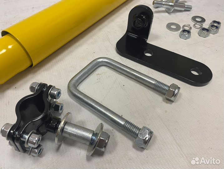 Демпфер рулевой УАЗ Патриот (с кронштейнами)