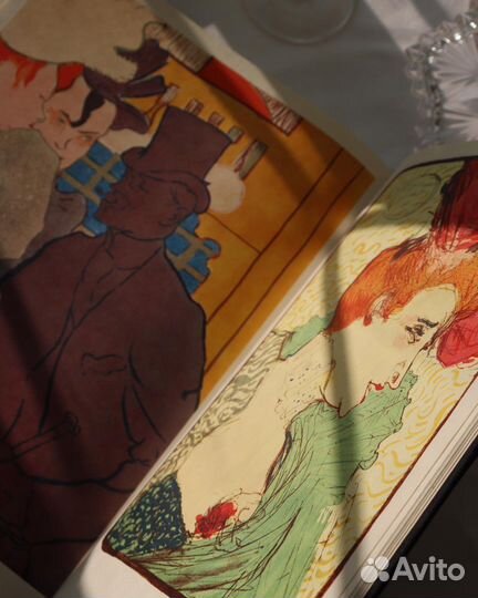 Винтажная книга Анри де Тулуз-Лотрек