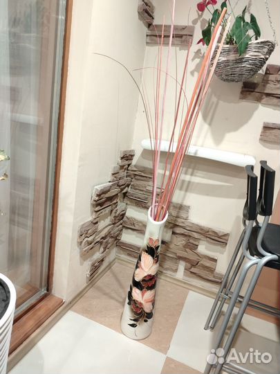 Напольная ваза с наполнением