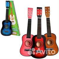 Гитара детская дерево хорошо звучит
