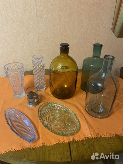 Бутыль стеклянная СССР