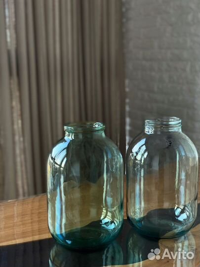 Банки стеклянные (с крышкой)