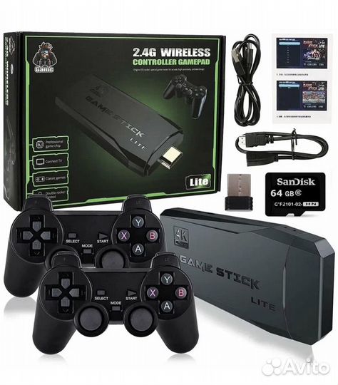 Игровая приставка game stick lite 64