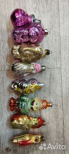 Елочные игрушки СССР