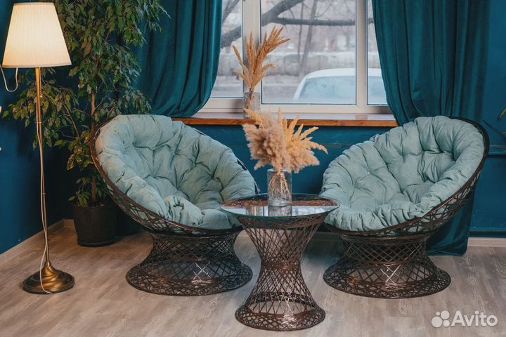 Плетеная мебель для ресторанов и кафе