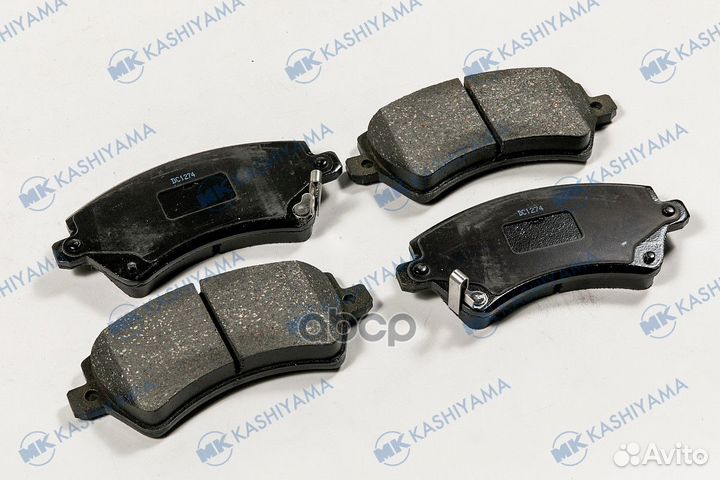 Колодки тормозные toyota corolla 02- 1.4 перед