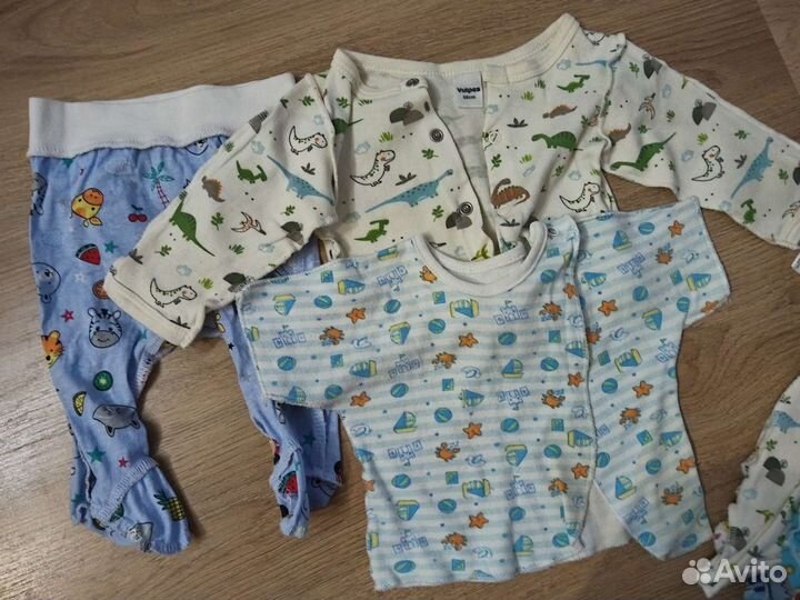 Вещи для новорождённых пакетом