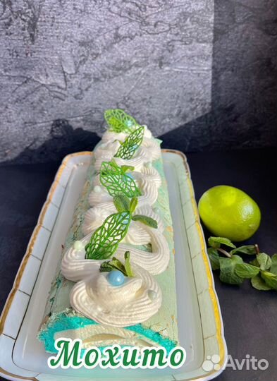 Меренговый рулет