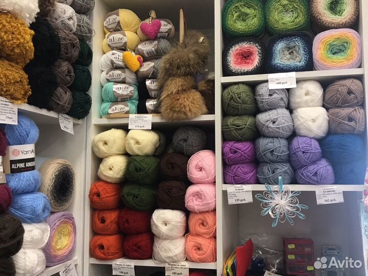 Пряжа в ТЦ «Алтын»