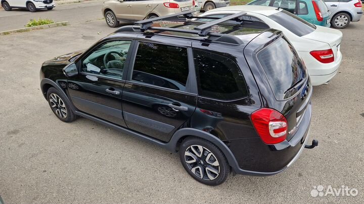 Багажник на рейлинги Арго Ed, черная крыло