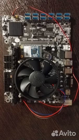 Материнская плата btc b250c комплект