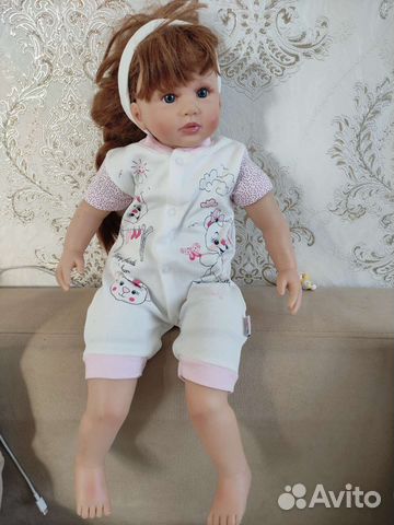Кукла Реборн 60 см. мягконабивная
