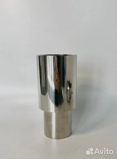 Насадка на глушитель прямая 57х76 хром