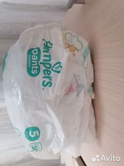 Подгузники трусики pampers 5