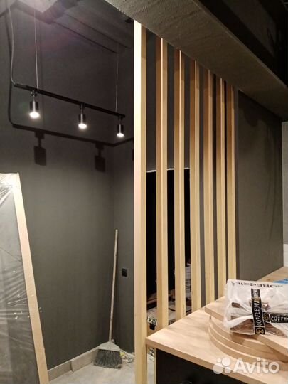 Перегородка деревянная