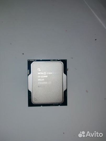Процессор Cpu intel core i3 12100f