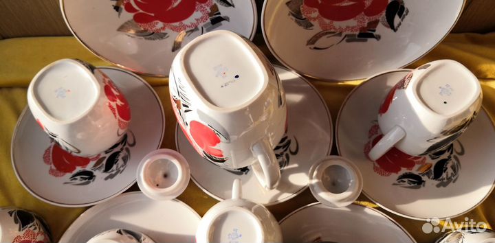 Чайный сервиз лфз дулево болгария