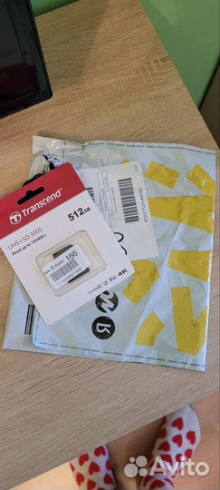 Новая, карта памяти Transcend sdxc 512 гб Class 10