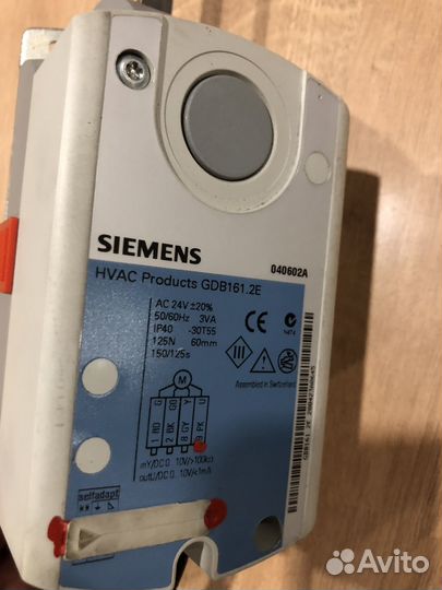 Привод воздушной заслонки siemens