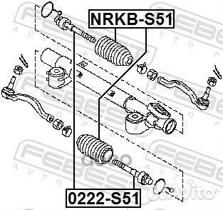 Пыльник рулевой рейки лев nissan teana J31