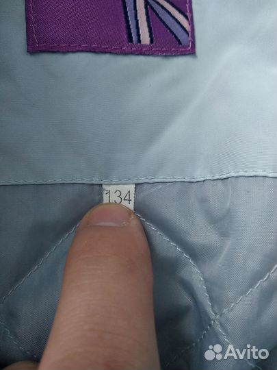 Пуховик для девочки 134