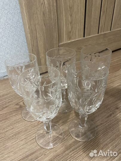 Фужеры хрустальные СССР