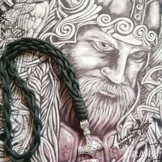 Шнурок на шею Молот Тора