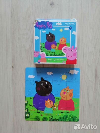 Пазлы Свинка пеппа Peppa pig