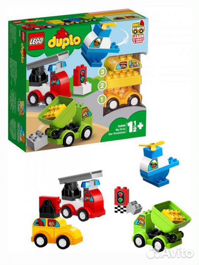 Lego duplo мои первые машинки