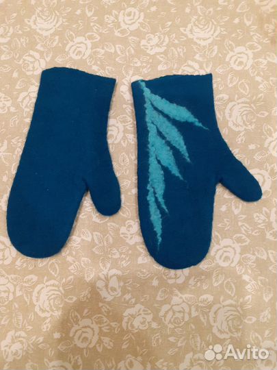 Варежки 100% шерсть