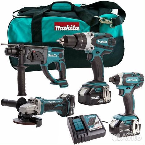 Строительные инструменты набор 4в1 makita