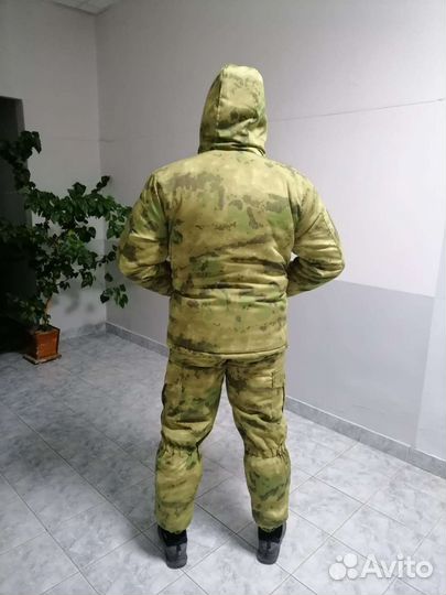 Костюм тактический горка зима мох брюки флис