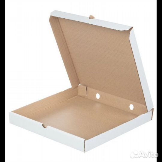 Коробка для пиццы 32х32х4 белая