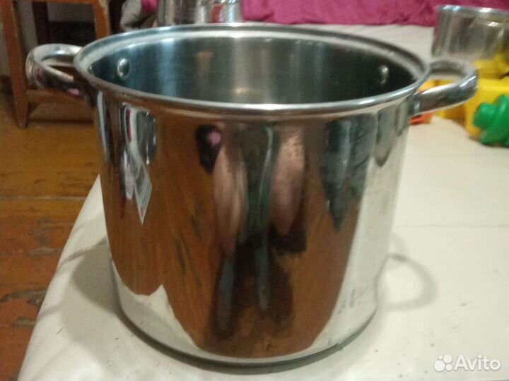 Кастрюля 9л нержавейка
