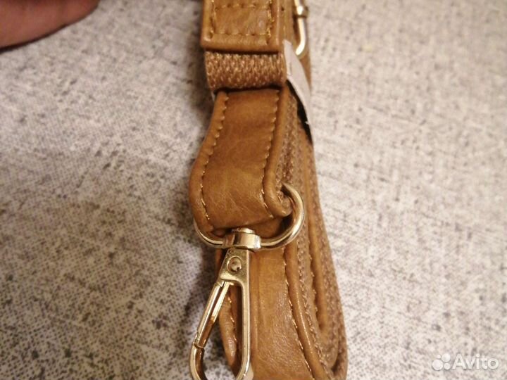 Ремень для сумки рыжий
