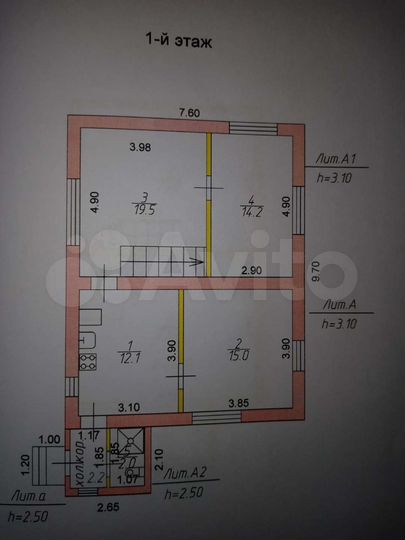 Дом 120 м² на участке 16,5 сот.
