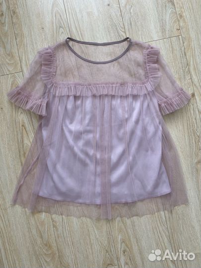 Блузка из сетки