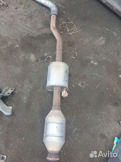 Киа рио 3,хендай солярис. глушитель средняя часть