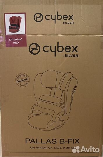 Детское автокресло Cybex pallas b-fix новое