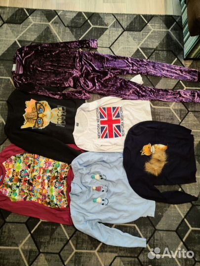 Вещи пакетом на девочку 140, 146, 152