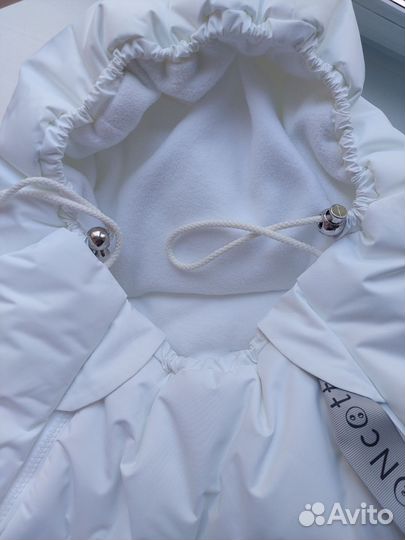Кокон конверт зимний белый BONcotton как новый