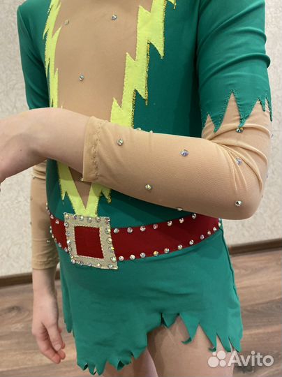 Купальник гимнастический для выступлений 110-116