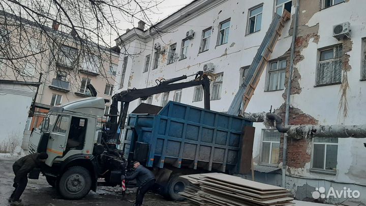 Вывоз мусора камаз 26 m3
