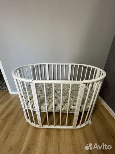 Детская кровать круглая, овальная