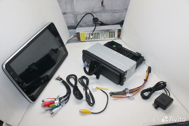 Магнитола 1 din с большим экраном 3/32