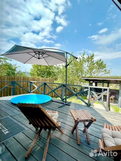 А-фрейм с купелью