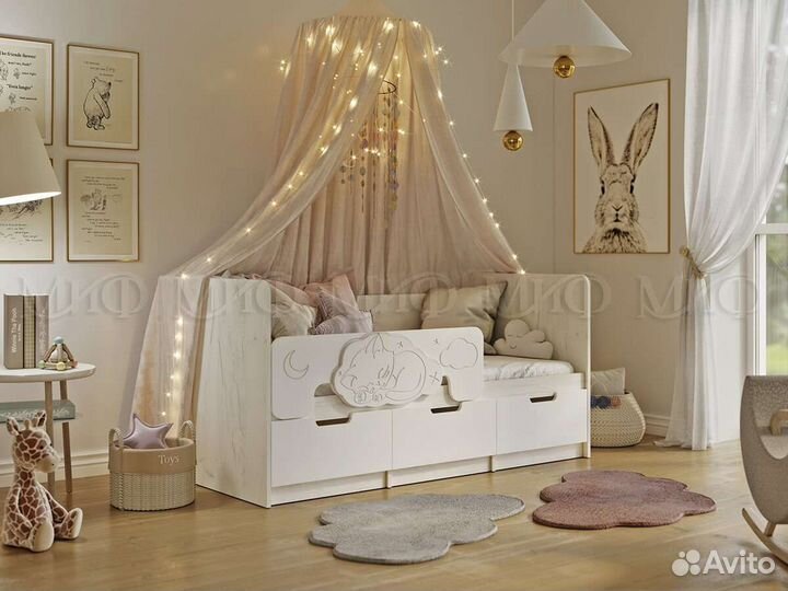 Детская кровать для мальчика и девочки Новая