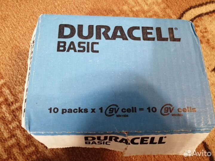 Батарейка 9v крона